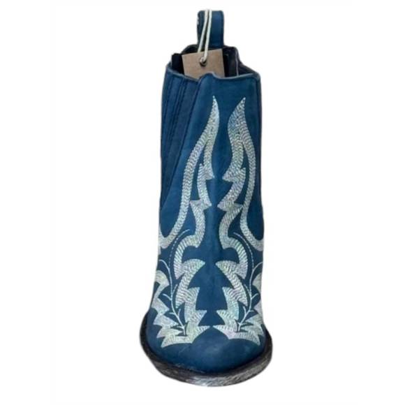 NEW LIBERTY BLACK women's simone bootie in blue - Picture 2 of 3